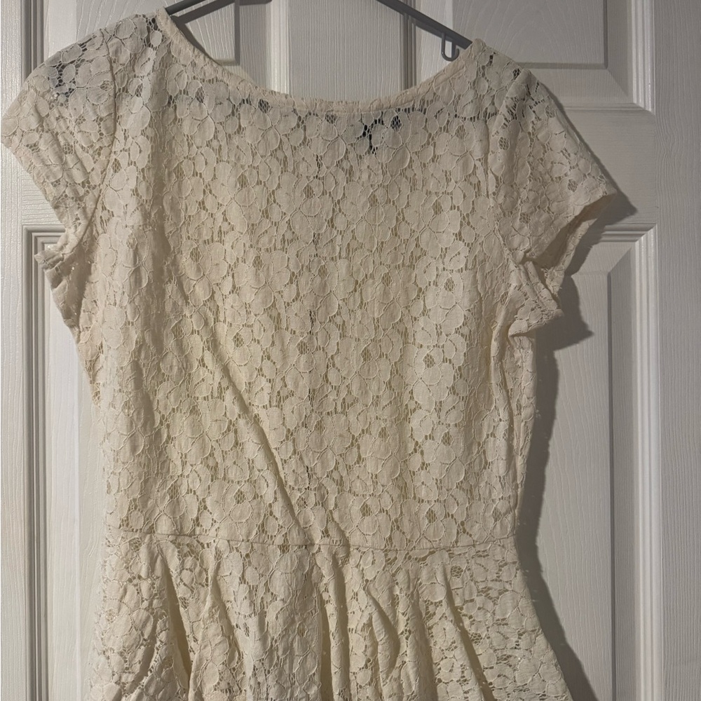 GAP Cream Lace Blouse